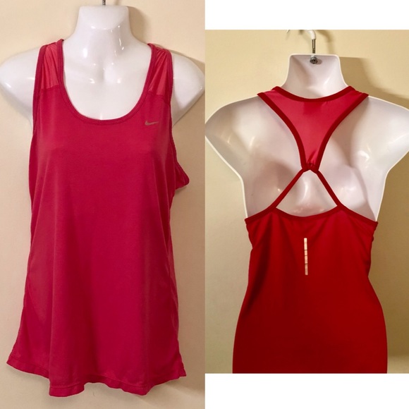 Nike Tops - Nike Dri-Fit Mesh Racer Back Tank